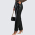 Camden Straight-Leg Faux Leather Trousers